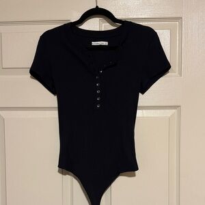 Abercrombie Button up Bodysuit